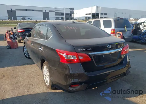 2018 Nissan Sentra Sv из США, поврежденный, VIN 3N1AB7AP6JY205481